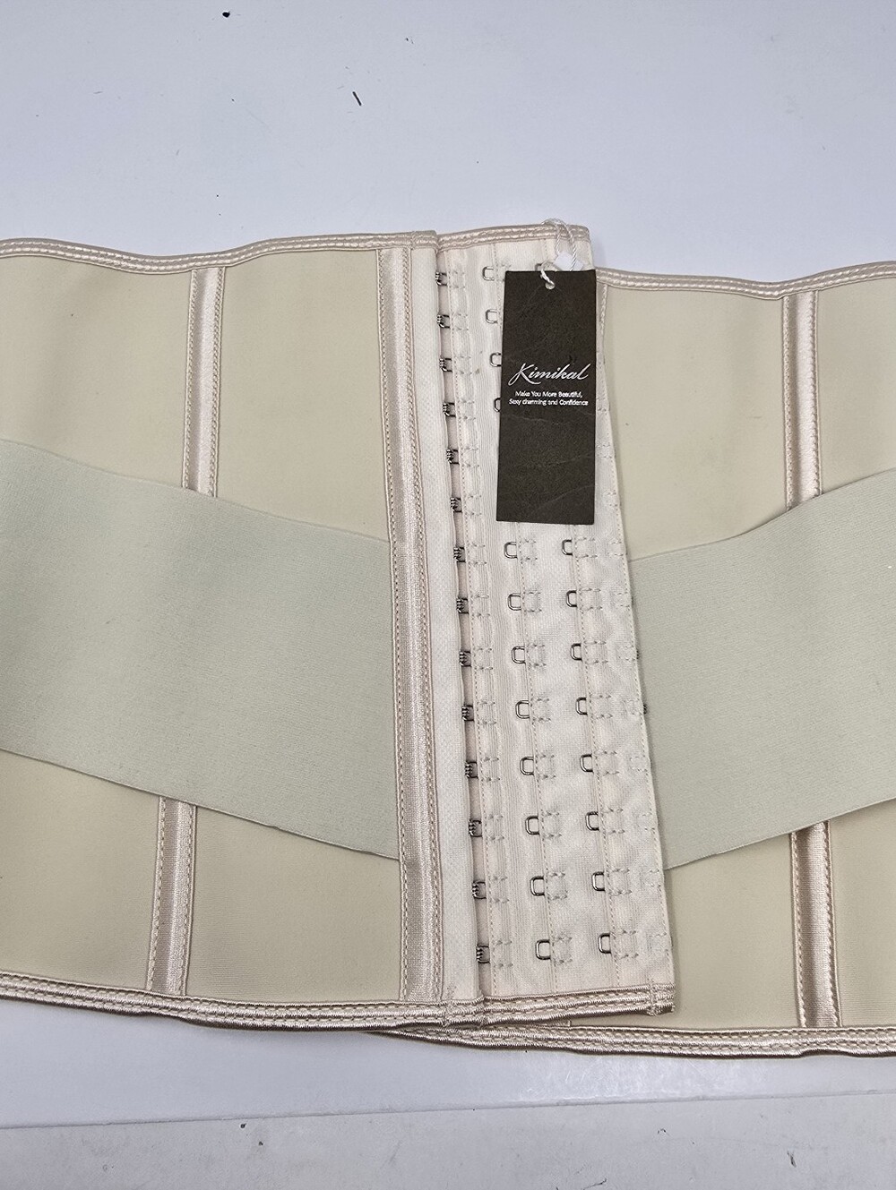 Kimikal Waist Trainer Corset Biege Hook & Eye Shapewear